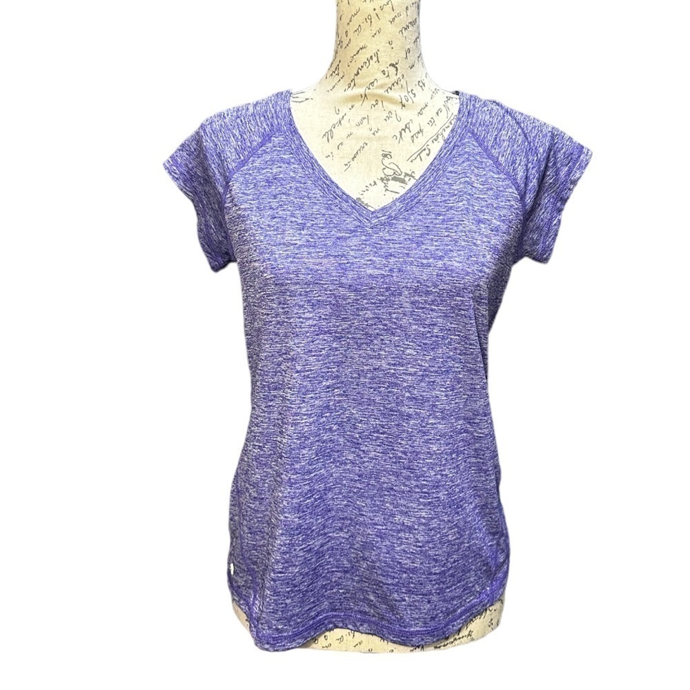 Ideology Athletic Purple Short Sleeve T-Shirt Size Small
